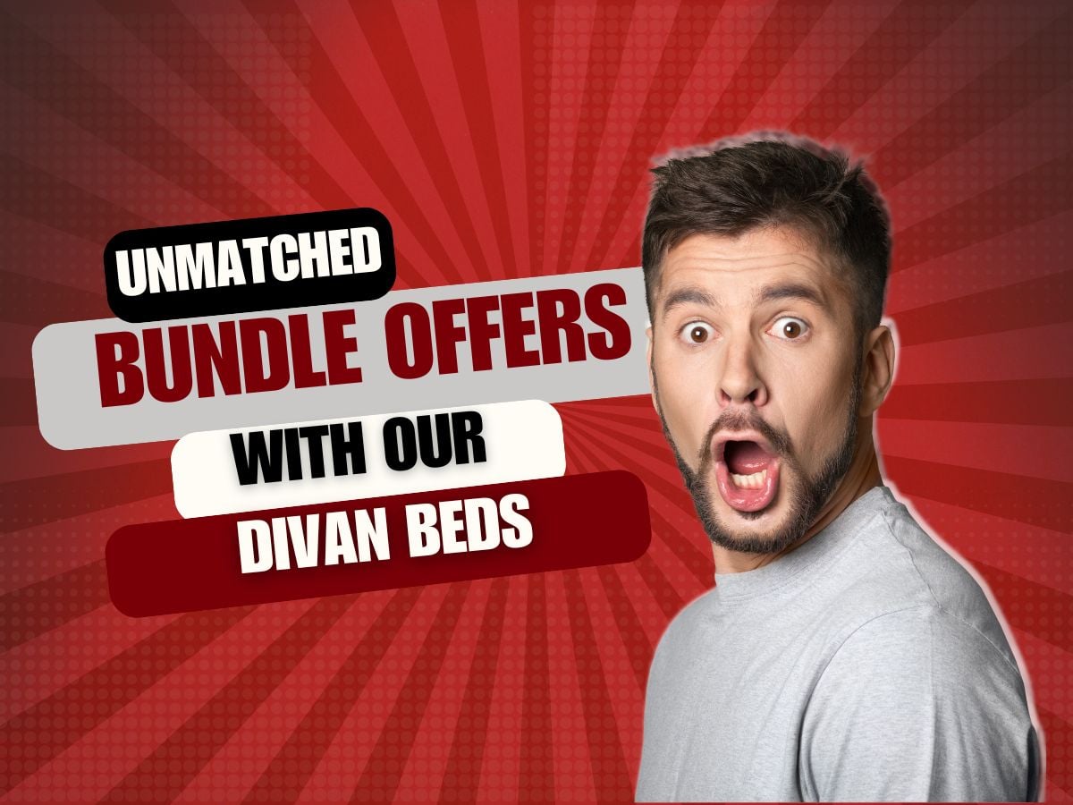 Unmatched Bundle Offers with Our Divan Beds bundle offers
