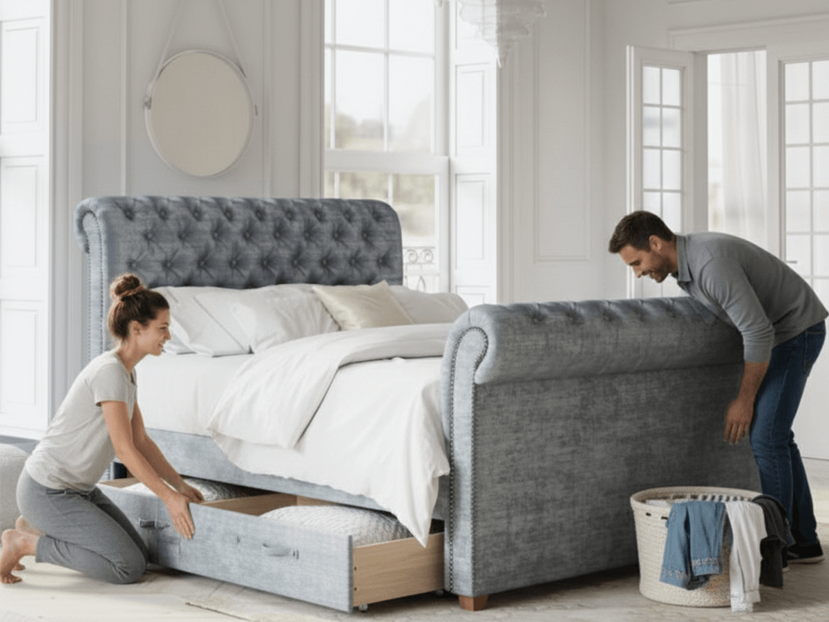 5 Benefits of Sleigh Beds with Storage (and Why You Need One) 5 Benefits of Sleigh Beds with Storage (and Why You Need One)