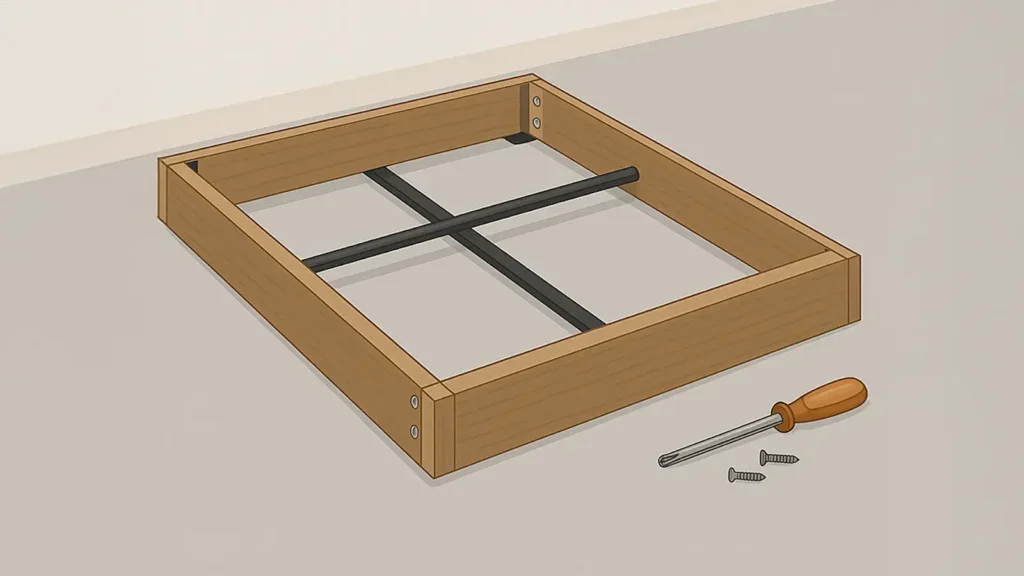 How to Assemble Gas Lift Bed Step-by-Step Guide Step 2