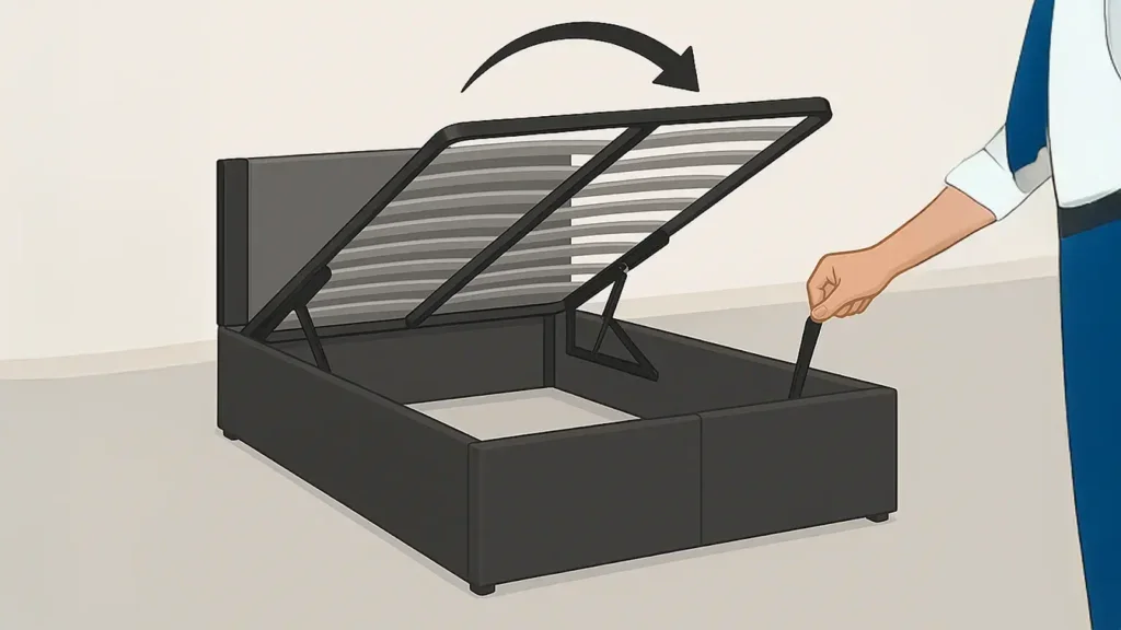 How to Assemble Gas Lift Bed Step-by-Step Guide Step 7