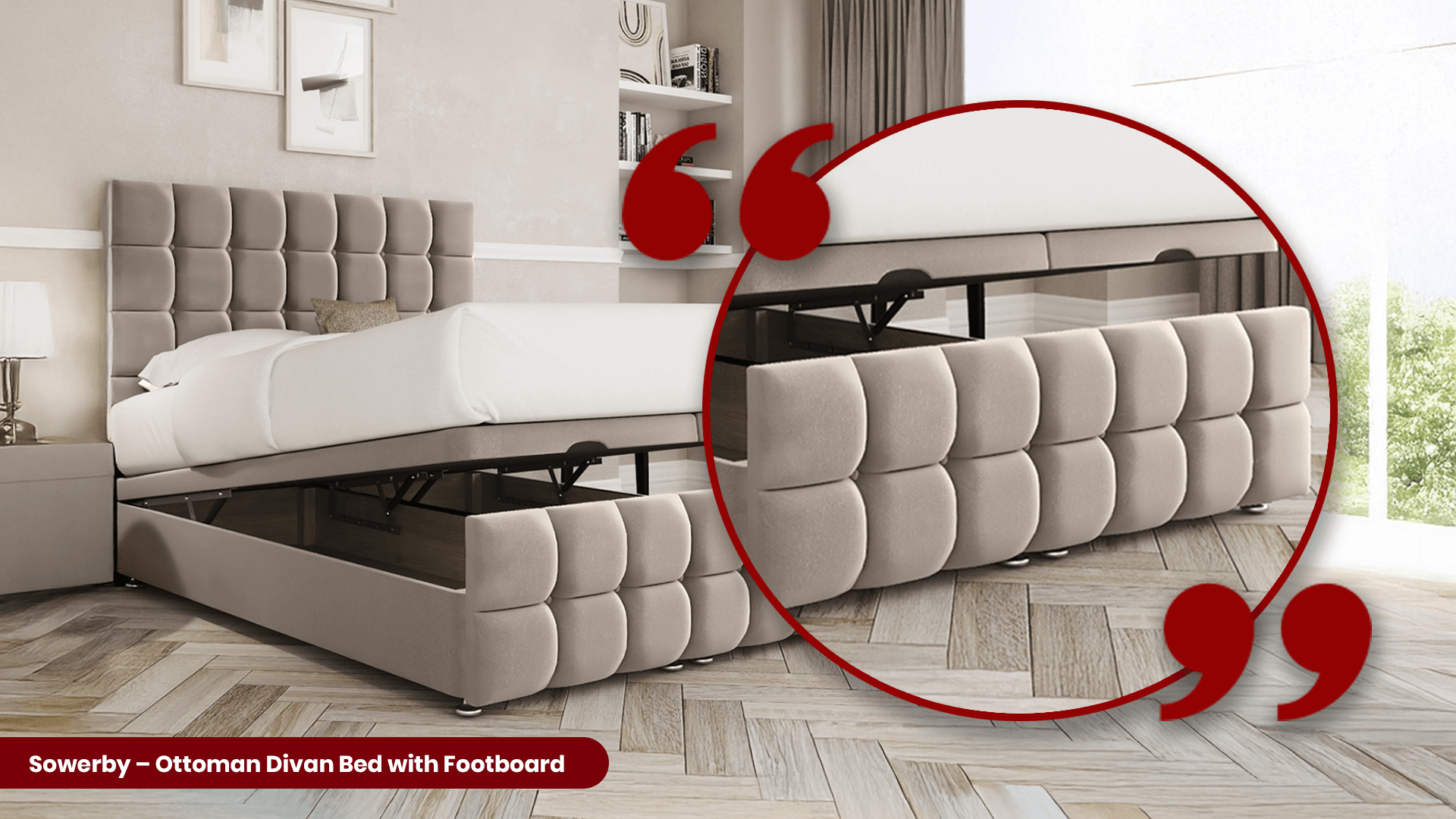 Beds with footboards